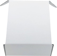 6x6x2 inch Small White Mailers Boxes Pack of 35 Recyclable Corrugated Gift Box