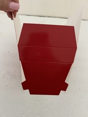 RED ONE LAYER BALLOTIN BOX CASE 7-1/2in x 4 in x 1-1/8in. 1/2 lb *Set of 50*