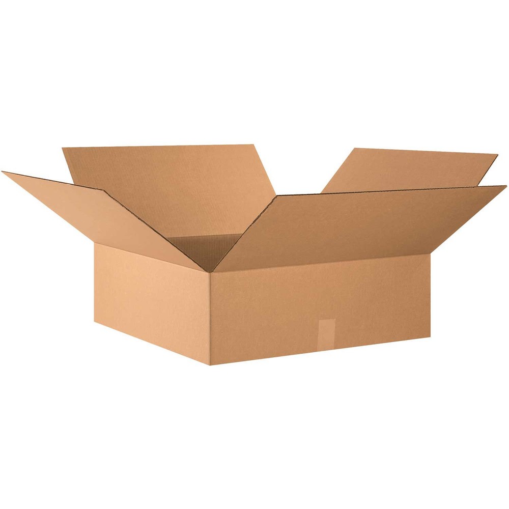 24″ x 24″ x 8″ Flat Cardboard Corrugated Boxes Lot of 10