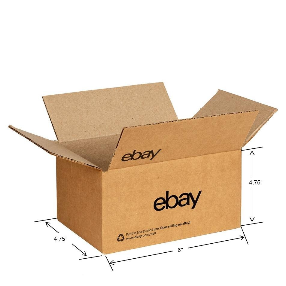 6″ x 4 3/4″ x 4 3/4″ Shipping Boxes – Pack of 25 – Sturdy Corrugated Cardboard