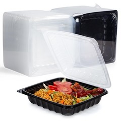 YANGRUI 45-Pack 38 oz 9.5″ Commercial Container, Shrink-Wrapped No Pre-Wash |…