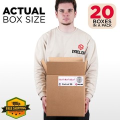 Paclord Boxes 11.5×8.75×12.25 Inch Pack of 20