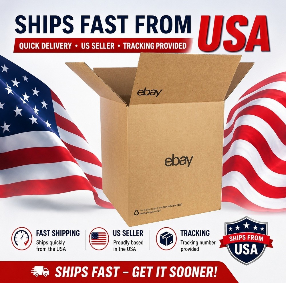 eBay-Branded Boxes With Black Color Logo 12″ x 12″ x 12″ FREE SHIPPING USA
