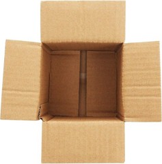 50 Pack 4x4x4 Inch Sturdy Brown Shipping Boxes – Recycled Corrugated Mailers