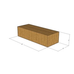 16x6x4 Long Corrugated Shipping Boxes 32 ECT Single-Wall, 25/Pack