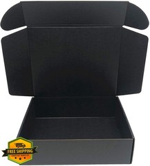 NO.1987 Black Shipping Box 14×9.5×3.1 10 Pack