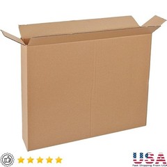 Shipping Side Loading Boxes 30″L x 5″W x 24″H 10-Pack Corrugated Cardboard Box