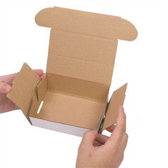 50pcs White Corrugated Cardboard Packaging Shipping Packing Mailing Boxes 6x4x2″
