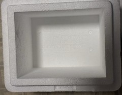 Insulated Styrofoam COOLER +shipping box refrigerated cold cool 8x7x6