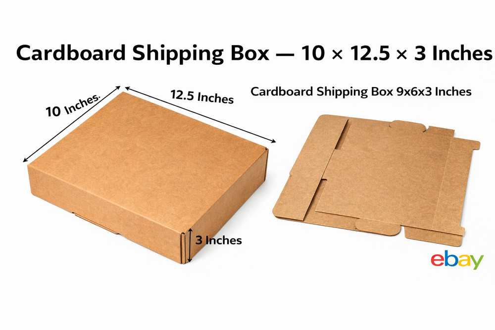 📦LOT OF 25 12 x 10 x 3″ Corrugated Kraft Mail Shipping Box FREE SHIP Cardboard