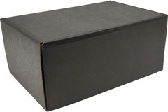 Small Black Shipping Boxes for Small Business Pack of 25-9X6X4 Inches Cardboard