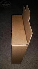CORRUGATED CARDBOARD 12x10x3 SECURITY TAB Packing Shipping Mailing BOX – 25 PACK