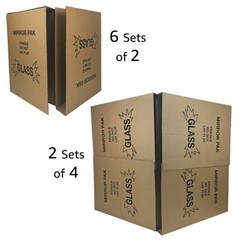 UBMOVE Picture & Mirror Moving Boxes 8 Sets (6) 30×40″ (2) 40×60″