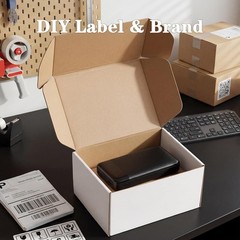 8x6x4 Shipping Boxes 30 Pack White Small Cardboard Packing Boxes Mailing