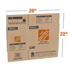 NEW 16x10x12 D Small Moving Boxes with Handles – Strong, Convenient (10-Pack)