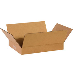 14 X 10 X 2 Corrugated Cardboard Boxes, Flat 14’L X 10’W X 2’H, Pack of 25 | Shi
