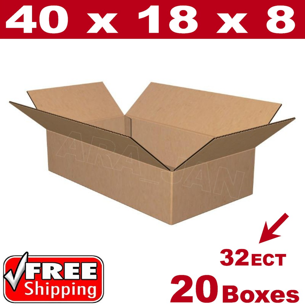20 – 40x18x8 Cardboard Boxes Mailing Packing Shipping Box Corrugated Carton