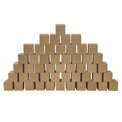 5x5x5 Inch Corrugated Shipping Boxes – 50 Pack