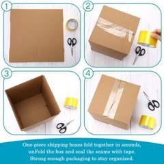 10x10x10 cardboard box, mailing packaging, transport box, corrugated carton