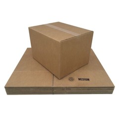 UBMOVE 10 Medium Cardboard Moving Boxes 18″ x 14″ x12″
