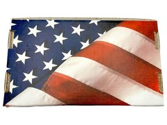 American Flag Patriotic USA Corrugated Shipping, Storage, Retail Boxes 7x4x2 Box