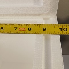 NEW Styrofoam Shipping Cooler 8.25 x 6.25 x 12 Inside Insulated Shipper With Box