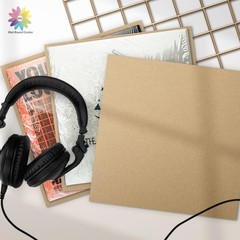 50 Pack 12-3/8 Inch Corrugated Cardboard Sheets for 12 Inch Vinyl LP Record
