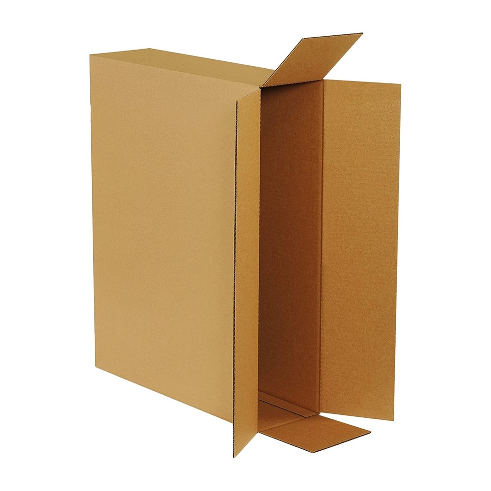 Side Loading Shipping Boxes Large 26″L x 6″W x 20″H 10-Pack – Corrugated Card…