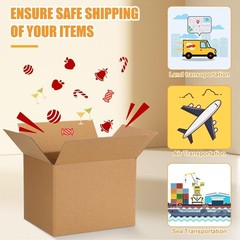 Essential 72 Pack 8x6x6 Inch Craft Boxes – Sturdy Cardboard for Gifts & Mailing
