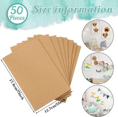 Strong Corrugated Cardboard Flats – 50 Pack, 5 x 7 Inch Mailing & Craft Solution