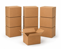 BOX USA Moving Boxes Medium 18″L X 14″W X 12″H 10-Pack | Corrugated Cardboard Bo