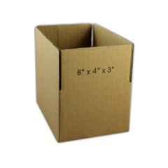 20 6x4x3 “EcoSwift” Brand Cardboard Box Packing Mailing Shipping Corrugated