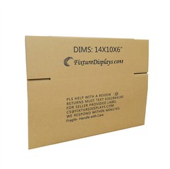 20PK 14X10X6″ Shipping Box Cardboard Singlewall BF150 Mail Packaging E-Commerce