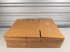 10 Pack Cardboard Shipping Boxes 14x9x9 Corrugated Mailer Packing Boxes Used