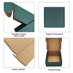 25 Pack Corrugated Packaging Box Mailers Shipping Green Recyclable Cardboard …