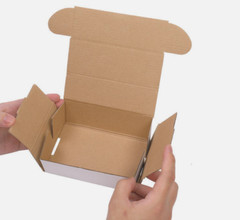 10/20/50/100/200PCS 6x4x2 INCH White Corrugated Shipping Packing Boxes Mailer US