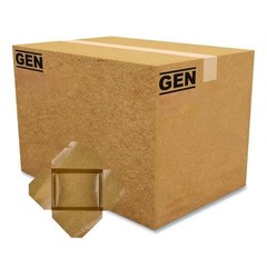 GEN Reclosable Kraft Take-Out Box, 54 oz, Brown, Paper, 200/Carton