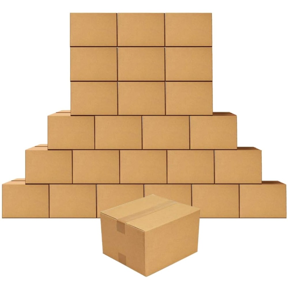 25-pack 9x6x4 Inch Shipping Boxes – Lightweight & Durable