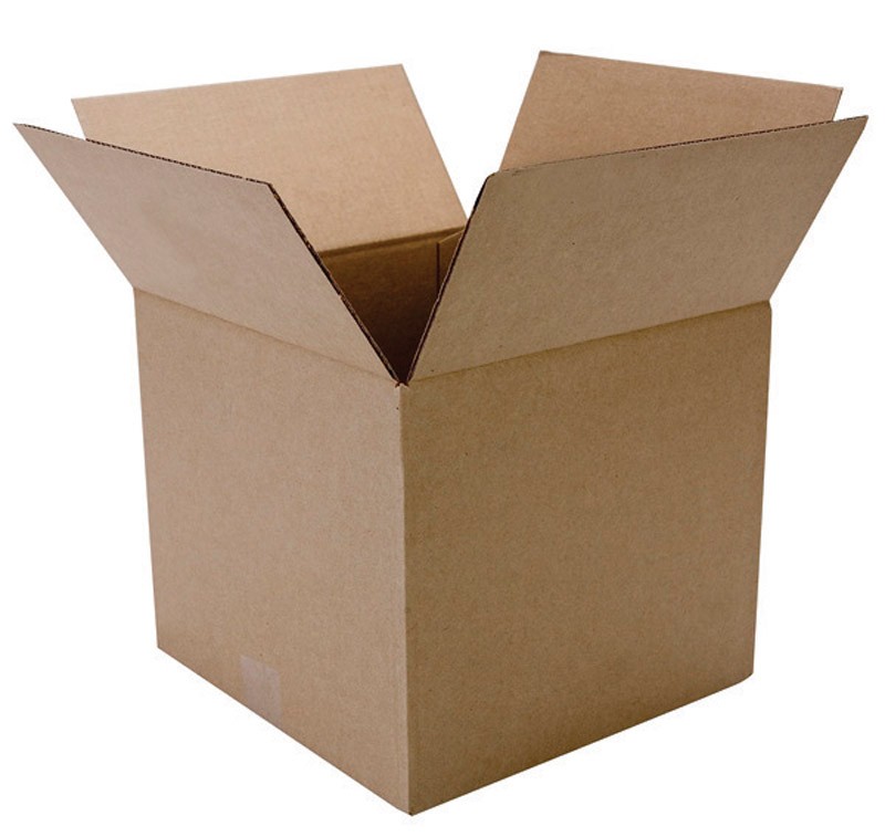 Duck 10 in. H X 12 in. W X 12 in. L Cardboard Corrgugated Box Pack 6