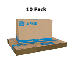 Large Moving Boxes Durable Seasonal Storage 27L x 15W x 17H Standard Kraft New