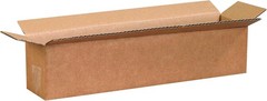 18 x 4 x 4 Corrugated Box – Long, Kraft, 100 Pack