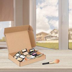 Small Shipping Boxes 12X9X3 Inches – Kraft Brown Corrugated Cardboard Boxes (20-