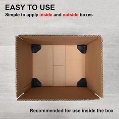 200 Pcs Heavy Duty Corner Protectors for Shipping Boxes & Furniture Edges