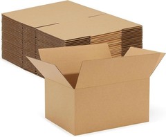 Customizable Brown Shipping Boxes – Pack of 30, Ideal 10x7x5 Size for Businesses