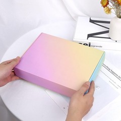Shipping Boxes Small 7x5x2″, 30 Pack Colorful Corrugated Cardboard Boxes, Mai…