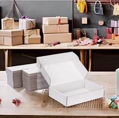 Small Business Packaging Boxes 12x8x2, 25 Pack | Lightweight