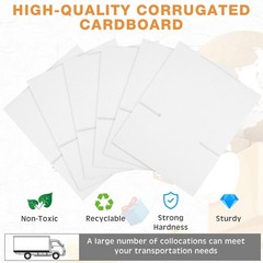 Yeaqee 72 Pcs Shipping Boxes Corrugated Cardboard Small Shipping Boxes for Pa…