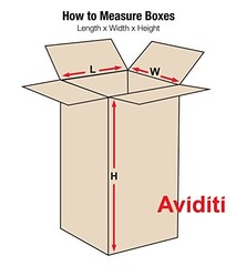 Aviditi HD181824DW Heavy-Duty Double Wall Corrugated Cardboard Box 18″ L x 18…