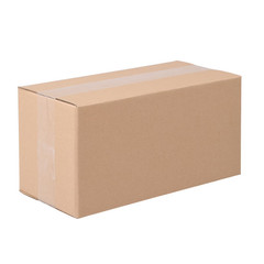 50pcs 12 “x 6″ x 6 ” thick 3mm corrugated cardboard box in kraft paper color