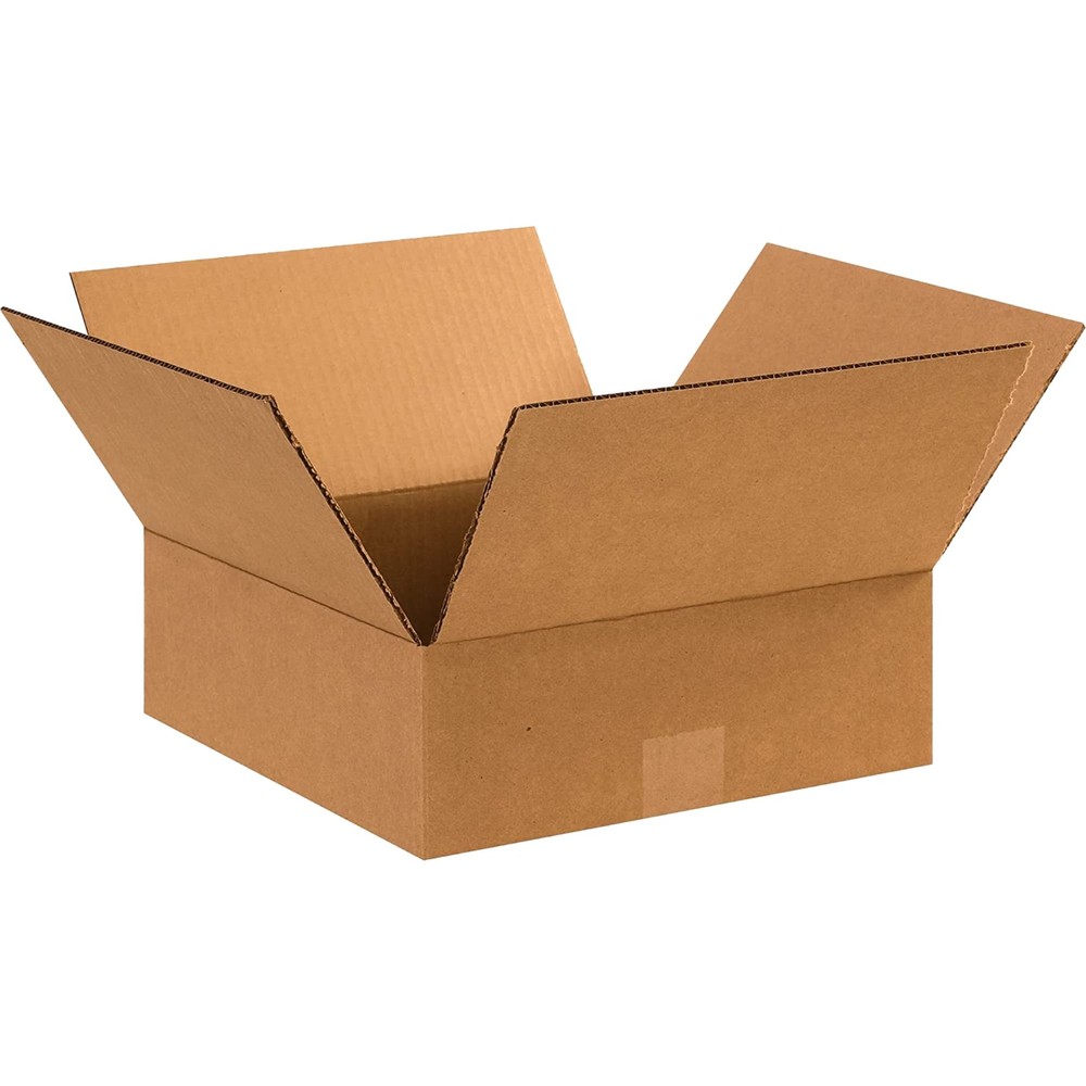 TAPE LOGIC 12 x 12 x 4 Corrugated Cardboard Boxes, Flat 12″L x 12″W x 4″H, Pa…